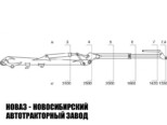 Лесовоз Урал-М 44202 с манипулятором ВЕЛМАШ VM10L74 до 3,1 тонны модели 3822 (фото 2)