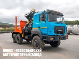 Лесовозный тягач Урал‑М 44202 с манипулятором ОМТЛ‑120‑02 до 3,1 тонны модели 7411