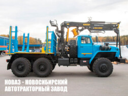 Лесовозный тягач Урал 5557‑1112‑60Е5 с манипулятором ВЕЛМАШ VM10L74 до 3,1 тонны модели 4851