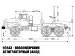 Лесовоз Урал 5557 грузоподъёмностью 8,3 тонны модели 7595 (фото 2)