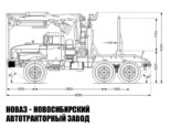 Лесовоз Урал 5557 с манипулятором МАЙМАН-90S до 3 тонн модели 3392 (фото 2)