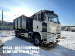 Ломовоз FAW J6 CA3250 с манипулятором ESSEL EC80S-93 до 2,3 тонны с доставкой по всей России