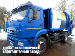 Мусоровоз ВМК‑9 объёмом 10 м³ с задней загрузкой кузова на базе КАМАЗ 43255
