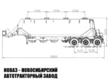Полуприцеп для сыпучих грузов БЦМ-21.6.1 грузоподъёмностью 26 тонн (фото 2)
