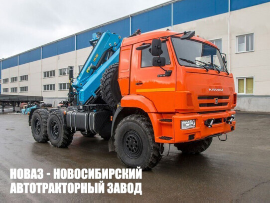 Седельный тягач КАМАЗ 43118 с манипулятором INMAN IM 180 до 8,8 тонны модели 3445 (фото 1)