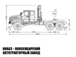 Седельный тягач Урал NEXT 4320-6981-72 с манипулятором INMAN IМ 150N до 6,1 тонны модели 4152 (фото 2)