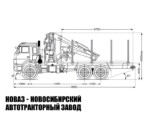 Сортиментовоз КАМАЗ 43118-3078-46 с манипулятором ВЕЛМАШ VM10L74 до 3,1 тонны модели 3193 (фото 2)