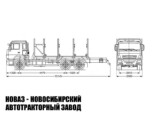 Сортиментовоз КАМАЗ 65115 грузоподъёмностью 11 тонн модели 4058 (фото 2)