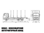 Сортиментовоз КАМАЗ 65115 грузоподъёмностью 15 тонн модели 4206 (фото 2)