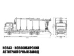 Сортиментовоз КАМАЗ 65117 с манипулятором СФ-85С до 3,5 тонны модели 4801 (фото 2)