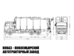 Сортиментовоз КАМАЗ 6520-23072-63 с манипулятором ОМТЛ-97 до 2,9 тонны модели 4312 (фото 2)