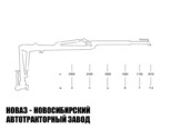 Сортиментовоз КАМАЗ 6520-23072-63 с манипулятором ОМТЛ-97 до 2,9 тонны модели 4312 (фото 3)