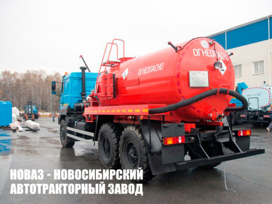 Агрегат для сбора нефти и газа объёмом 10 м³ с 1 секцией на базе Урал-М 4320-4971-58 модели 9108