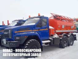Топливозаправщик 4672М2-10 объёмом 10 м³ с 1 секцией цистерны на базе Урал NEXT 5557 с доставкой по всей России