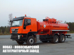 Топливозаправщик АТЗ-15-1 объёмом 15 м³ с 1 секцией на базе SAIC-IVEСO Hongyan Genlyon CQ3346HV35D с доставкой по всей России