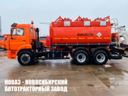 Топливозаправщик ГРАЗ 56215-14081-56 объёмом 15 м³ с 3 секциями цистерны на базе КАМАЗ 65115-4081-56