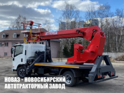 Автовышка ПСС-131.22Э рабочей высотой 22 метра со стрелой над кабиной на базе Foton S85 с доставкой по всей России