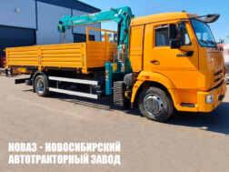 Бортовой автомобиль КАМАЗ 4308-3084-69 с краном‑манипулятором HKTC HLC-3014 до 3,2 тонны с доставкой по всей России