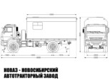 Грузопассажирский автомобиль вместимостью 4 места на базе КАМАЗ 43502 модели 5494 (фото 2)