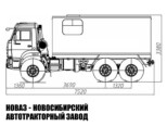 Грузопассажирский автомобиль вместимостью 6 мест на базе КАМАЗ 43118 модели 8130 (фото 2)