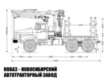 Лесовоз Урал 5557 с манипулятором ВЕЛМАШ VM10L74 до 3,1 тонны модели 4851 (фото 2)