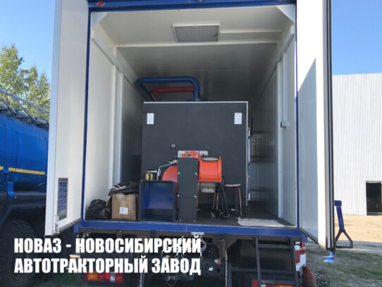 Передвижная водогрейная установка НОВАЗ мощностью от 100 до 2500 КВт на базе грузового автомобиля