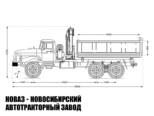 Самосвал Урал 4320-1951-72 грузоподъёмностью 7,5 тонны с манипулятором INMAN IM 95 до 4 тонн модели 4295 (фото 2)