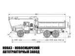 Самосвал Урал 4320-1951-72 грузоподъёмностью 8,8 тонны с манипулятором UNIC URV-503 до 3 тонн модели 7904 (фото 2)