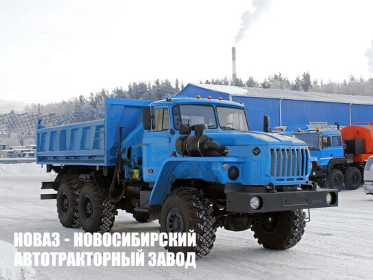 Самосвал Урал 55571-1121-60 грузоподъёмностью 4,5 тонны с манипулятором INMAN IM 55 до 2,1 тонны модели 4177 (фото 1)