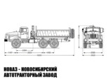 Самосвал Урал 55571-1121-60 грузоподъёмностью 4,5 тонны с манипулятором INMAN IM 55 до 2,1 тонны модели 4177 (фото 2)