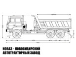 Самосвал Урал-М 4320-4971-82 грузоподъёмностью 12,6 тонны с кузовом 7 м³ модели 7005 (фото 2)