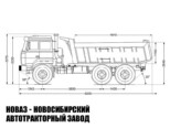 Самосвал Урал-М 55571-3121-80Е5Ф25 грузоподъёмностью 10,5 тонны с кузовом 10 м³ модели 8027 (фото 2)