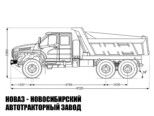 Самосвал Урал NEXT 4320 грузоподъёмностью 10 тонн с кузовом 12 м³ модели 5691 (фото 3)