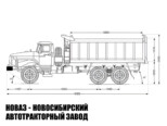 Самосвал Урал NEXT 4320 грузоподъёмностью 9 тонн с кузовом 16,6 м³ модели 7006 (фото 2)