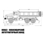 Самосвал Урал NEXT 5557-1112-60Е5 грузоподъёмностью 10 тонн с кузовом 10 м³ модели 6850 (фото 2)