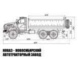 Самосвал Урал NEXT 5557-6121-74 грузоподъёмностью 10,4 тонны с кузовом 10 м³ модели 7204 (фото 2)