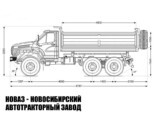 Самосвал Урал NEXT 5557-6121-74 грузоподъёмностью 11 тонн с кузовом 11 м³ модели 7216 (фото 2)
