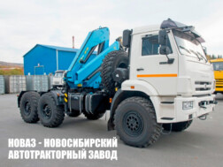 Седельный тягач КАМАЗ 43118 с манипулятором INMAN IM 150 до 6,1 тонны