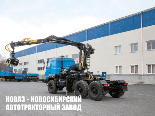 Седельный тягач Урал-М 44202 с манипулятором ВЕЛМАШ VM10L74 до 3,1 тонны модели 7990