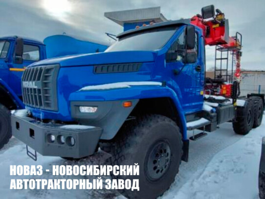 Седельный тягач Урал NEXT 4320 с манипулятором INMAN IM 150 до 7,1 тонны