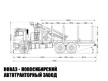 Сортиментовоз КАМАЗ 43118-3027-50 с манипулятором ВЕЛМАШ VM10L74 до 3,1 тонны модели 7458 (фото 2)