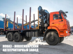 Лесовоз КАМАЗ 43118 с манипулятором ВЕЛМАШ VM10L86 до 2,9 тонны модели 6609
