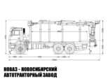 Сортиментовоз КАМАЗ 43118 с манипулятором ВЕЛМАШ VM10L86 до 2,9 тонны модели 6609 (фото 2)