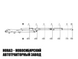 Сортиментовоз КАМАЗ 43118 с манипулятором ВЕЛМАШ VM10L86 до 2,9 тонны модели 6609 (фото 3)