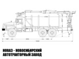 Сортиментовоз Урал 4320-1951-60 с манипулятором ВЕЛМАШ VM10L86 до 2,9 тонны модели 6608 (фото 2)