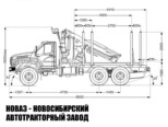Сортиментовоз Урал NEXT 4320-6951-74 с манипулятором ВЕЛМАШ VM10L74 до 3,1 тонны модели 5223 (фото 2)