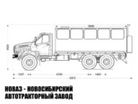 Вахтовый автобус Урал NEXT 4320-6951-74 вместимостью 22 мест модели 7427 (фото 2)