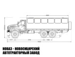 Вахтовый автобус Урал NEXT 4320-6951-74 вместимостью 28 мест модели 7422 (фото 2)
