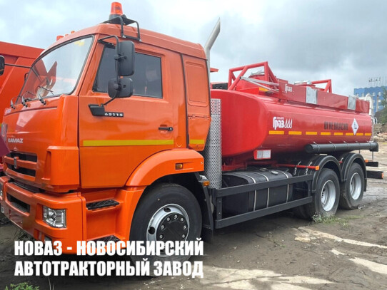Автотопливозаправщик ГРАЗ 56142-10-50 объёмом 11 м³ с 2 секциями на базе КАМАЗ 65115-3964-48 (фото 1)