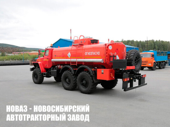 Автотопливозаправщик объёмом 11 м³ с 1 секцией на базе Урал 5557-1151-72 модели 7108 (фото 1)